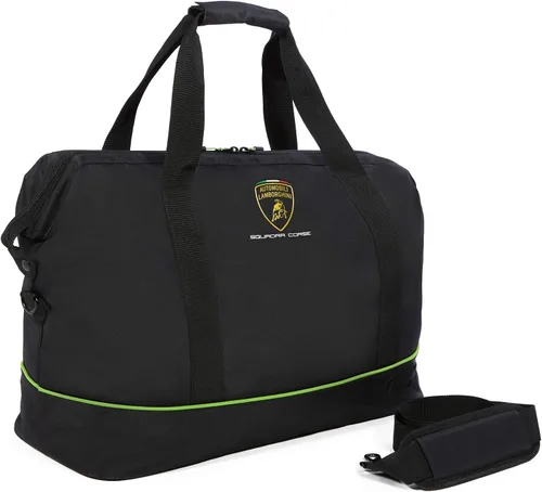 Miniatura 2 de Lamborghini Squadra Corse Bolsa de viaje negro