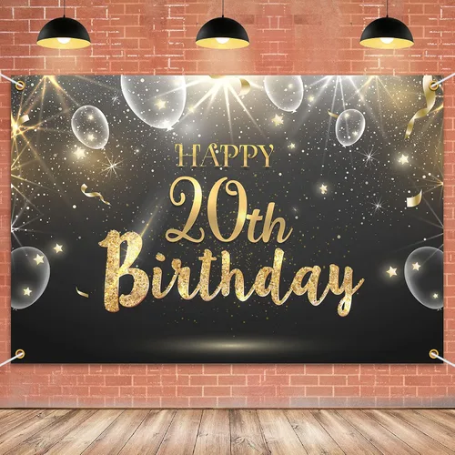 Miniatura 33 de HAMIGAR Telón de fondo brillante dorado de 6 x 4 pies para cumpleaños número 11, decoraciones de cumpleaños de 11 años, suministros de fiesta
