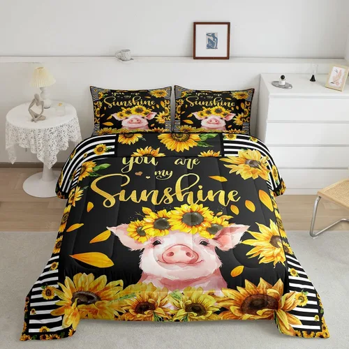 Miniatura 32 de Homewish Juego de edredón de juegos deportivos de pelota, tamaño twin, juego de ropa de cama de béisbol y baloncesto, 2 piezas para niños