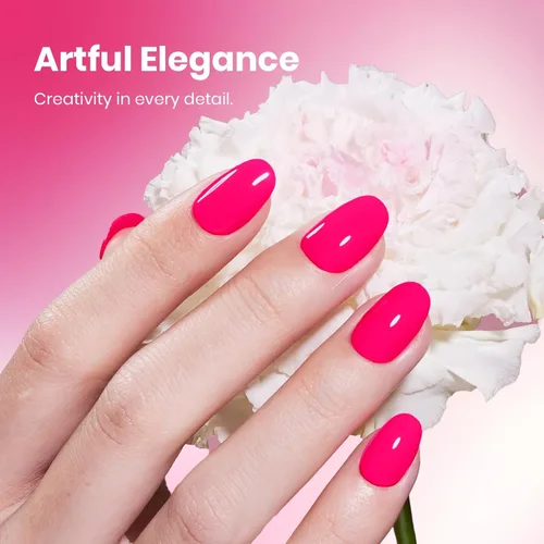 Miniatura 339 de Beetles - Esmalte de uñas de gel rosa claro, 0.5 fl oz, color rosa bebé, esmalte de gel que se absorbe con luz UV LED, arte de uñas de verano, salón