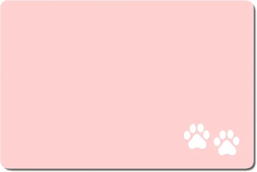 Miniatura 9 de Rnivvi Tapete de comida para perros, 16" x 24" absorbente, tapete para tazones de perros y gatos para comida y agua, bonita alfombra de goma