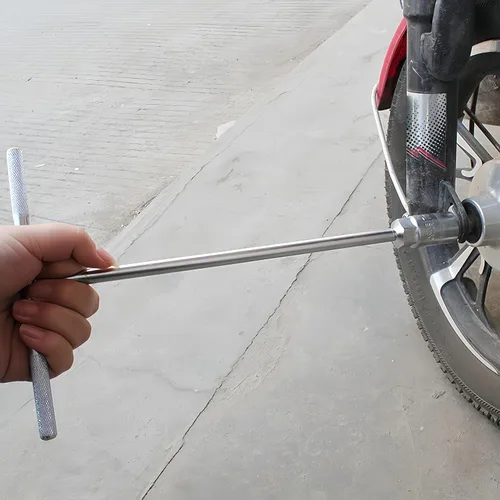 Miniatura 2 de Unifizz T - Llave inglesa de barra para tuerca, llave giratoria hexagonal en forma de T, extralarga para motocicleta, automóvil, taller