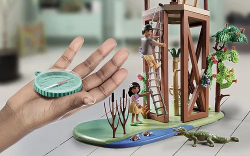 Miniatura 5 de Playmobil Torre de investigación Wiltopia con brújula