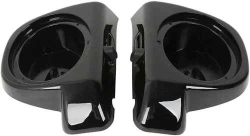 Miniatura 6 de TCMT Cajas de altavoces de carenado inferior de 6.5 pulgadas, color negro mezclilla para Harley Touring CVO Street Glide Road Glide Electra Glide