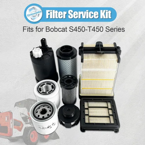 Miniatura 2 de 7343102 7319444 Kit de servicio de filtro de mantenimiento de 1000 horas compatible con Bobcat S450 S510 S530 S550 S570 S590 S595 T450 T550 T590