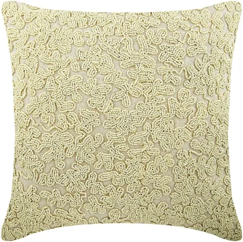 Miniatura 8 de The HomeCentric Funda de almohada color crema para sofá, funda de almohada moderna de 12 x 12 pulgadas, funda de almohada cuadrada de satén, funda