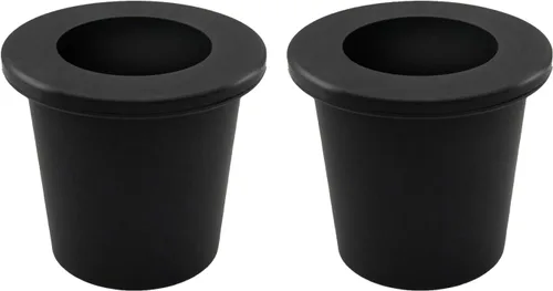 2 Pieces Patio Table Umbrella Hole Ring Silicone Patio Cone Wedge Plug Stabilizer Sleeve for 2 to 2.5 Inch Patio Table Hole and 1.5 Inch Umbrella