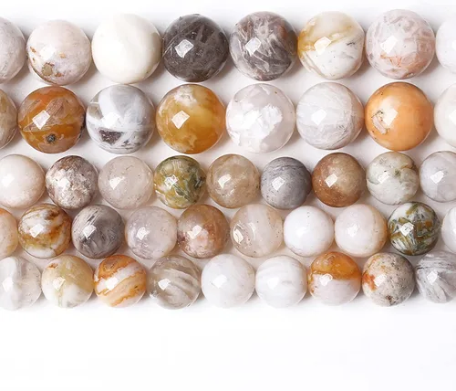 Miniatura 61 de 100 cuentas redondas sueltas de hematita negra de grado AAA para hacer joyas y pulseras