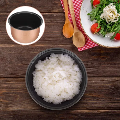Miniatura 8 de Ciieeo Olla de arroz olla interna de aleación de aluminio Arrocera Tanque interno antiadherente Pastel Pan 2L Revestimiento de cocina Contenedor