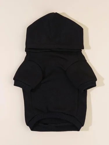 Miniatura 5 de QWINEE Sudadera con capucha para gatos con estampado de oso de dibujos animados, transpirable, elástica, con gorro, ropa cálida para gatos y perros