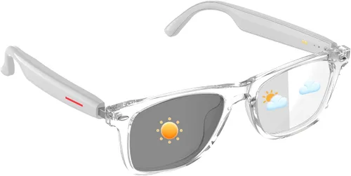 Miniatura 9 de Lentes inteligentes para mujeres y hombres, gafas de luz azul Bluetooth con lentes de sol polarizadas UV400 adicionales, compatibles