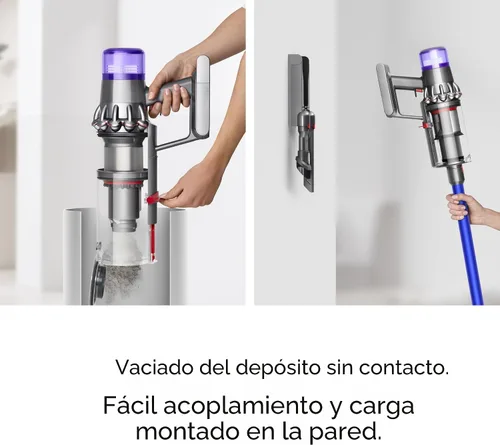 Miniatura 7 de Aspiradora inalámbrica de palo Dyson V11, grande, níquel/azul