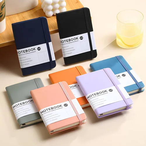Miniatura 6 de Cuaderno personalizado con bolígrafo, cuaderno A6 personalizable con logotipo/texto/imagen personalizados para el trabajo, la escuela, 192 páginas