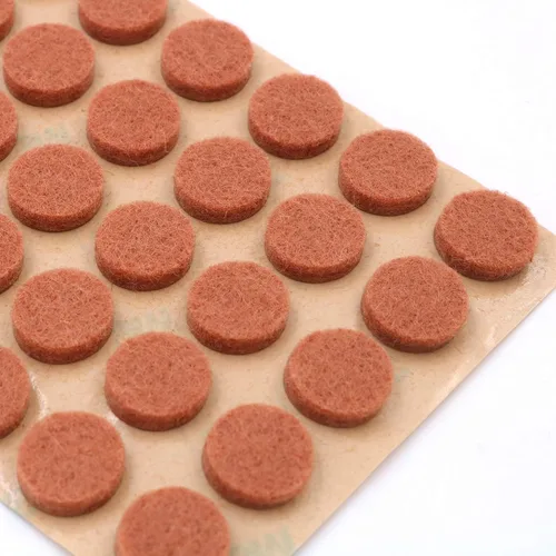 Miniatura 13 de Almohadillas de fieltro para muebles de 3/8 pulgadas de diámetro, redondas 3M, autoadhesivas, protegen gabinetes de cocina, cajones, escritorios