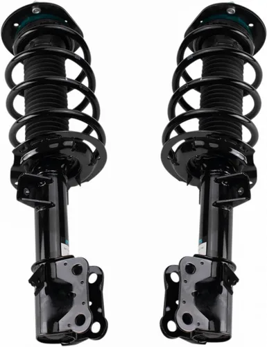 Miniatura 12 de TRQ Conjunto de Amortiguador y Resorte Delantero Cargado con Resorte Helicoidal Pre-ensamblado Compatible con Jeep Cherokee Limited AWD 14-22 Sin