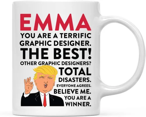 Miniatura 43 de Andaz Press Custom Trump Manual - Taza de café (11.0 fl oz), Actor, 1
