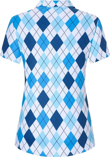 Miniatura 2 de Moydan Camisetas polo de golf para mujer, ligeras, manga corta, 4 botones