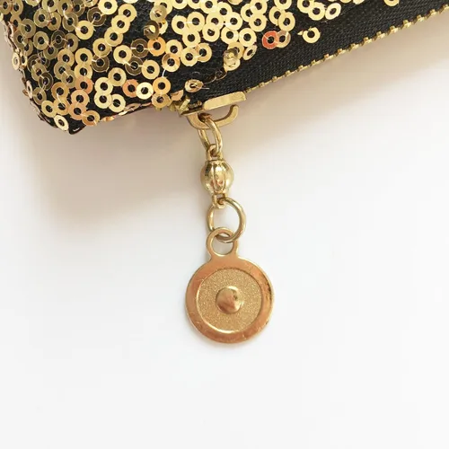 Miniatura 4 de BeneAlways Paillettes - Bolso de mano para mujer, diseño de lentejuelas