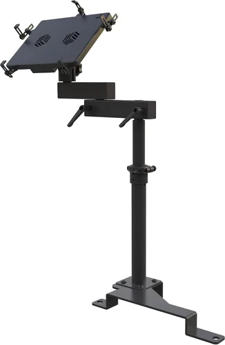 Miniatura 9 de Soporte para laptop de camión apto para Ford F150, F350, F250, F550, sin perforaciones, soporte para computadora portátil de hasta 17 pulgadas