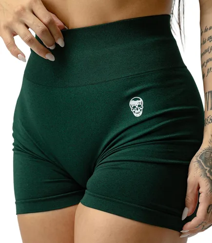Miniatura 3 de Gymreapers Infinity Pantalones cortos de entrenamiento, sin costuras, de cintura alta, para mujer, pantalones cortos atléticos para gimnasio