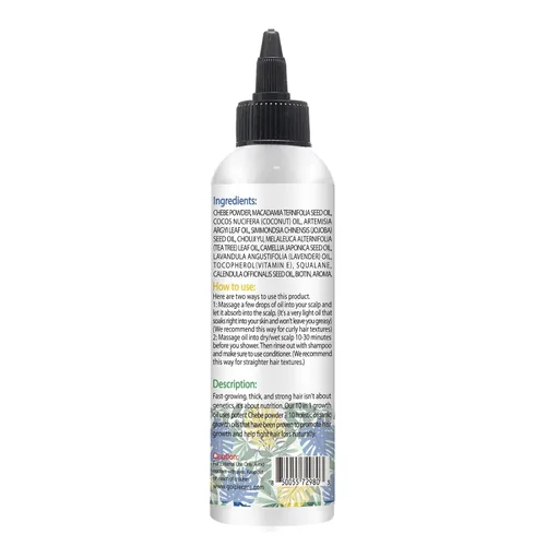 Miniatura 8 de WOZUTUNT 4 FL OZ Aceite natural de cabello Chebe para el crecimiento del cabello, hidratante para el cuero cabelludo, para todo tipo de cabello