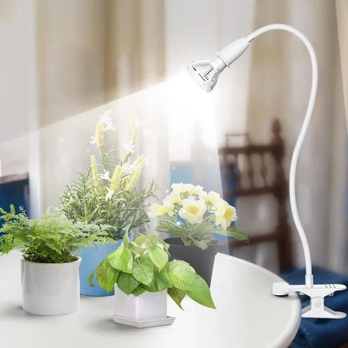 Miniatura 7 de SANSI Luces LED de Cultivo para Plantas de Interior, 150W Luz de Crecimiento con Clip de Cuello de Ganso de Espectro Completo con Tecnología