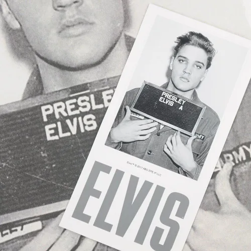 Miniatura 6 de Popfunk Elvis Presley Signature Heartthrob Music Pullover Sudadera con capucha y pegatinas