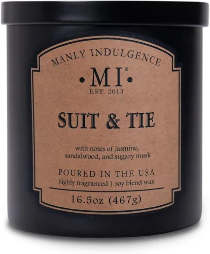 Miniatura 9 de Manly Indulgence Last Call - Velas perfumadas para hombres, 2 mechas, 16.5 onzas, cera de mezcla de soja premium, 60 horas de combustión, velas
