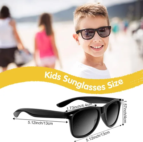 Miniatura 3 de MIAHART Paquete de 24 lentes de sol para niños, gafas de fiesta, rellenos de bolsas de golosinas a granel para niños y niñas, suministros de fiesta