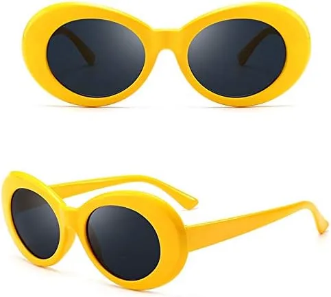 Miniatura 3 de Armear Clout - Gafas de sol ovaladas, estilo retro, vintage, con lentes redondas