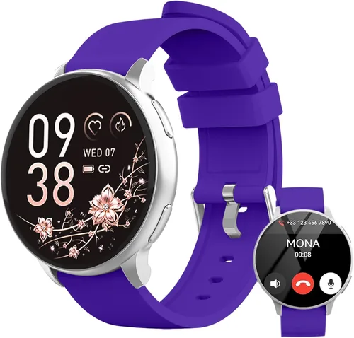 Miniatura 9 de Reloj inteligente Blintok para hombres y mujeres, rastreador de fitness con más de 100 modos deportivos, rastreadores de actividad para iOS/Android