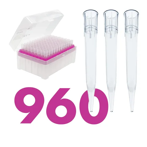 Miniatura 14 de Kashi Scientific 10000uL Puntas de pipeta universales para laboratorio en estuche, estériles, libres de DNasa/RNAsa, seguras contra pirógenos