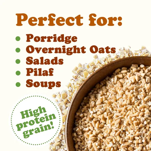 Miniatura 6 de Food to Live Avena cortada al acero, 12 onzas, avena irlandesa 100% de grano entero, avena de cocción rápida y fácil, cereales abundantes
