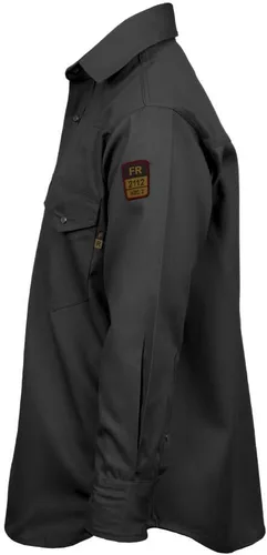 Miniatura 3 de Camisa resistente a llamas FR para soldadura - 100% C - 9 onzas Negro
