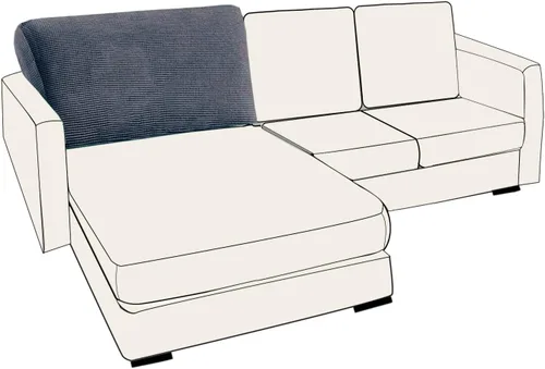 Miniatura 105 de UNBBRRL Fundas de cojín de asiento para sofá, elásticas, funda de cojín individual para sofá, fundas de cojín para sofá, fundas de héroe protegen