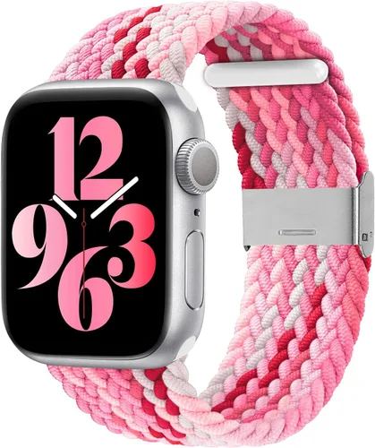 Miniatura 16 de Bandiction - Correas compatibles con Apple Watch de 44mm 40mm 38mm 42mm 41mm 45mm 46mm 49mm, bandas iWatch para mujeres y hombres, correa elástica