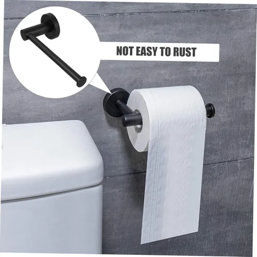 Miniatura 8 de OSALADI Juego de estante de almacenamiento de baño multifuncional Toallero de papel Anillo de toalla