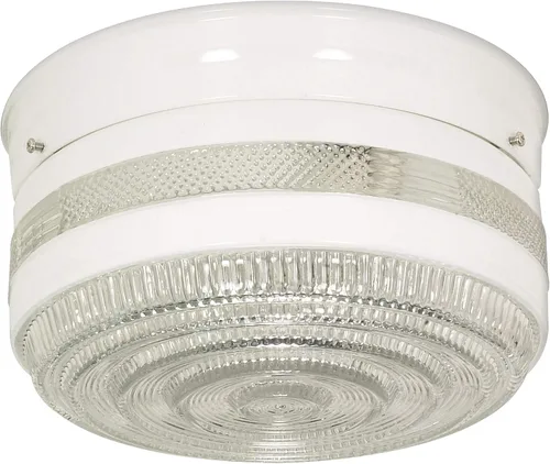 Miniatura 3 de NUVO SF77/102 Dos luces empotradas de montaje, cromo pulido/cristal blanco