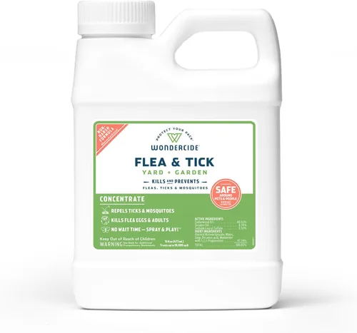 Control de pulgas y espray | mata, controla y previene las pulgas, garrapatas, mosquitos y otros insectos, aplica con manguera extremo pulverizador