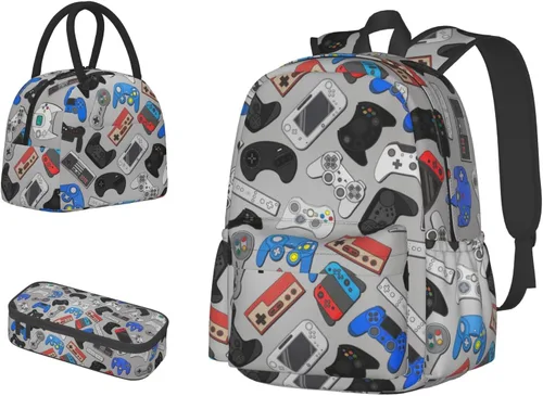 Miniatura 17 de Mochila de gran capacidad con diseño de calavera y floral, ligera, personalizada, para computadora portátil, tableta, mochila escolar de viaje