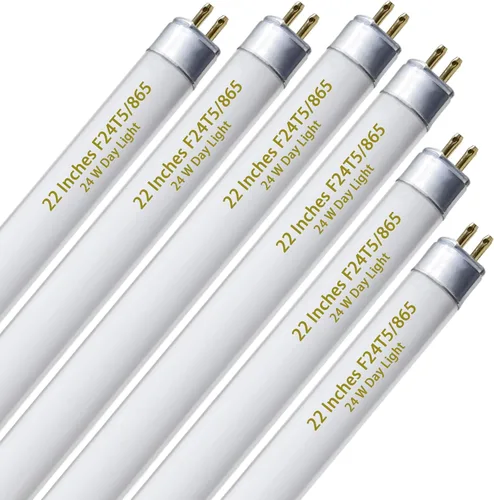 Miniatura 8 de Celiwace Paquete de 4 bombillas fluorescentes T5 F8T5 de 8 W, BL368 WS108, tubo fluorescente de repuesto, 12 pulgadas