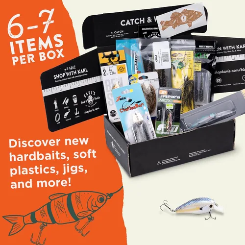Miniatura 3 de Catch Co Mystery Tackle Box Freshwater Catch All Fishing Kit Bass Trout Crappie Bluegill Perch Sunfish Catfish