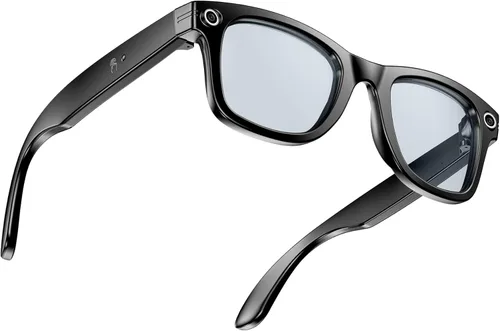Lentes inteligentes AI con cámara HD, reconocimiento de fotos AI y diálogo interactivo, cancelación de ruido y larga duración de la batería | Marco