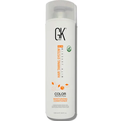 GK HAIR Acondicionador hidratante de queratina global (33.8 fl oz/33.8 onzas líquidas) para protección del color hidratante, daño seco, rizado,