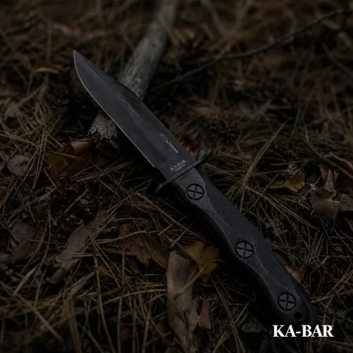 Miniatura 5 de KA-BAR JOHN EK BOWIE EK45 MODELO 5 CUCHILLO COMANDO DE LUCHA Negro, Grande