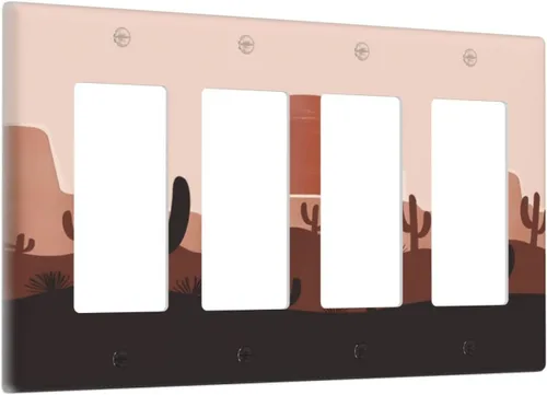 Miniatura 20 de Placa de pared de 1 cuadrilla, diseño de playa, océano, amanecer, mar, atardecer, cubierta de interruptor de luz en blanco, decorativo, sin