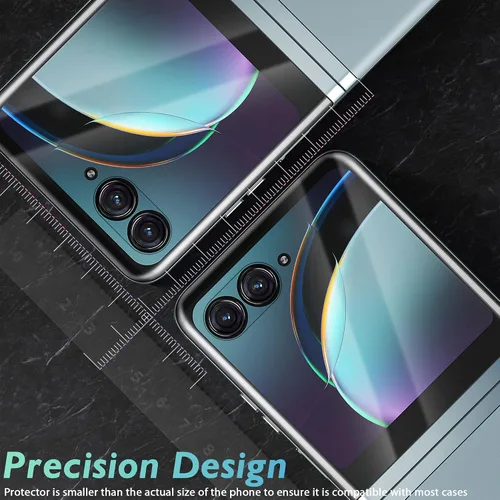 Miniatura 4 de Orzero Paquete de 3 protectores de pantalla frontal compatibles con Motorola Razr+/Razr Plus 2023, Protector De Pantalla TPU suave (no vidrio)