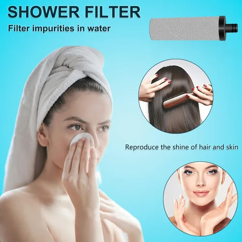 Miniatura 2 de Water Fiter - Filtro de cabezal de ducha AQUAYOUTH 2.0, sistema de filtro de cabezal de ducha de carbono, elimina metales pesados y cloro