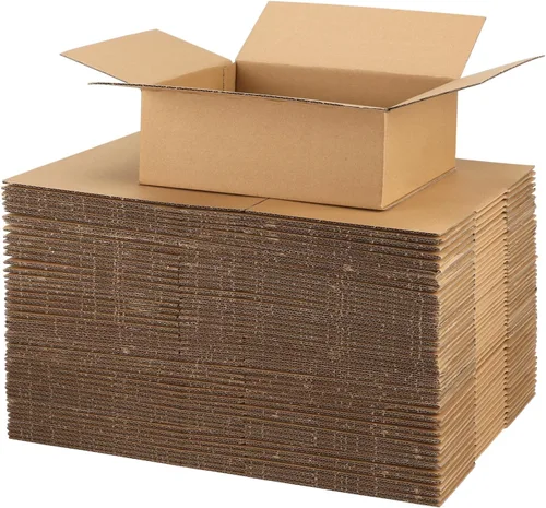 Miniatura 12 de CRUGLA Paquete de 40 cajas de envío de 8 x 6 x 4, cajas de cartón para pequeñas empresas, caja de correo corrugada a granel para embalaje