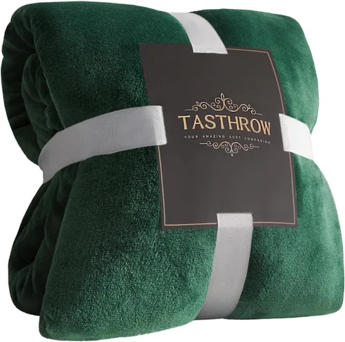 Miniatura 10 de TASTHROW - Manta decorativa de vellón de franela, grande, acogedora, ligera, gruesa, para todas las estaciones, adecuada para mujeres, hombres